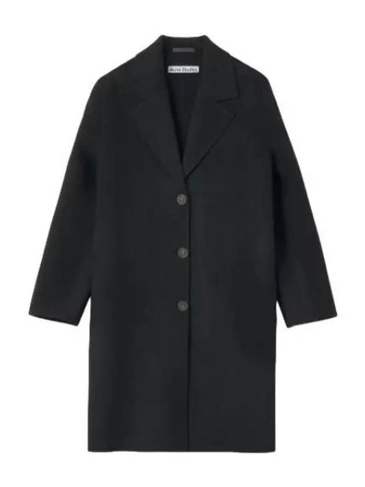 single button coat black - ACNE STUDIOS - BALAAN 1