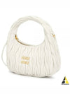 Wander Materasse Nappa Leather Mini Hobo Tote Bag White - MIU MIU - BALAAN 2