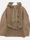 Wax Belted Hooded Jacket Khaki - ACNE STUDIOS - BALAAN 4