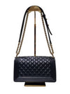 Women s A67086 Black Lambskin Boy Medium Gold Chain Shoulder Bag - CHANEL - BALAAN 3