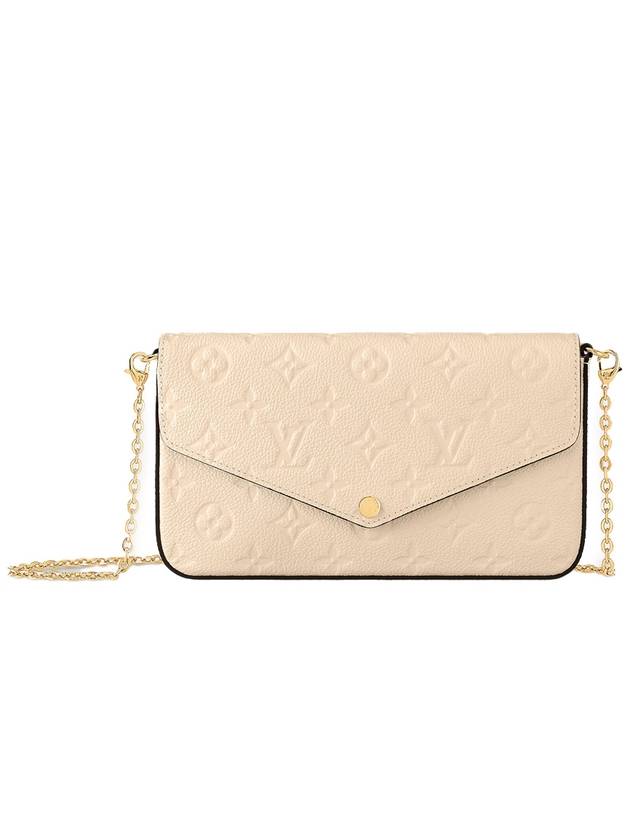 Pochette Felicie Monogram Empreinte Shoulder Bag Cream - LOUIS VUITTON - BALAAN 2