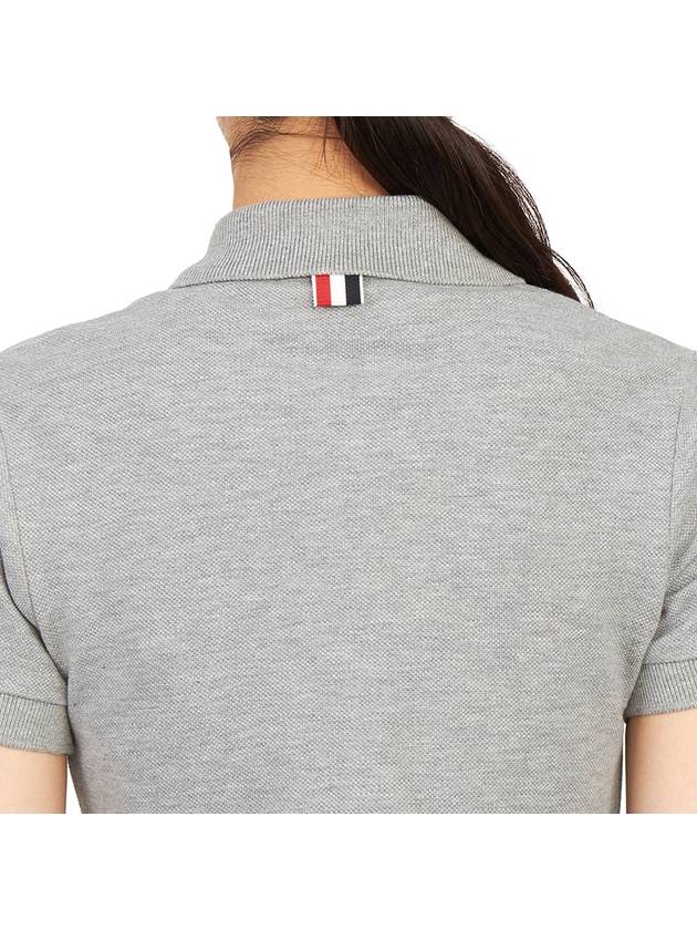 Women's Logo Patch Tennis Flare Short Dress Grey - THOM BROWNE - BALAAN 11