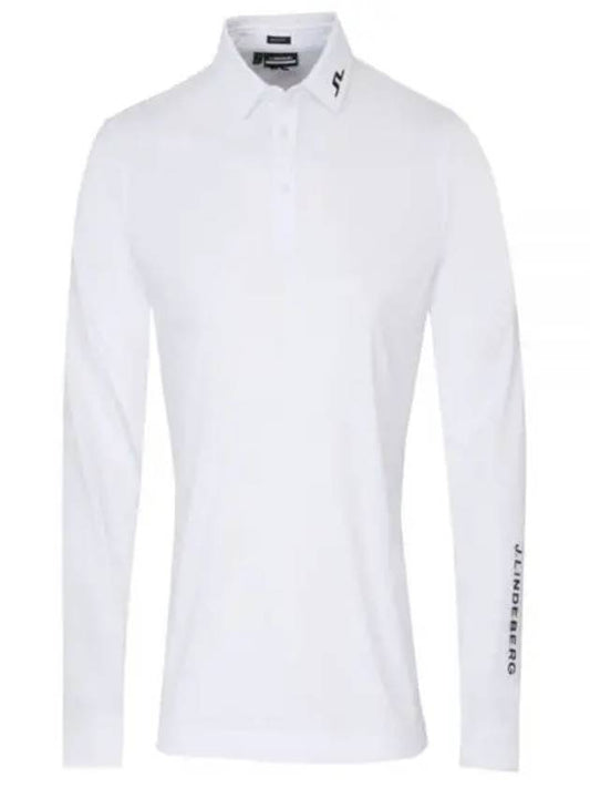 Men's Tour Tech Long Sleeve T-Shirt White - J.LINDEBERG - BALAAN 2