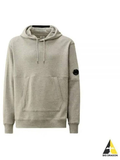 Diagonal Raised Fleece Lens Hoodie Grey - CP COMPANY - BALAAN 2