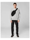 Lens Waffen Pocket Sweatshirt Gray - CP COMPANY - BALAAN 2