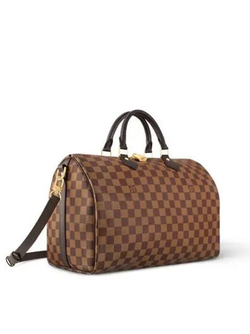 Speedy Bandouliere 35 Damier Duffel Bag Brown - LOUIS VUITTON - BALAAN 1