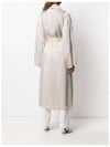numbering patch two-tone trench coat beige - MAISON MARGIELA - BALAAN.
