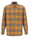 Men's Vintage Check Long Sleeve Shirt Dusty Orange - BURBERRY - BALAAN 2