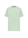 CD Icon Embroidered Cotton Jersey Short Sleeve T-Shirt Light Green - DIOR - BALAAN 2