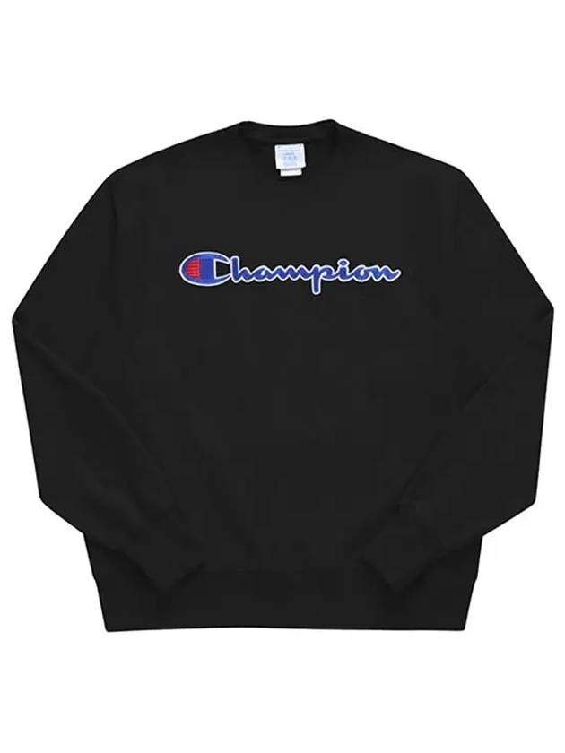 GF70 Y07471 BKC Reverse Weave Script Graphic Logo Sweatshirt - CHAMPION - BALAAN 2