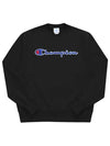 GF70 Y07471 BKC Reverse Weave Script Graphic Logo Sweatshirt - CHAMPION - BALAAN 3