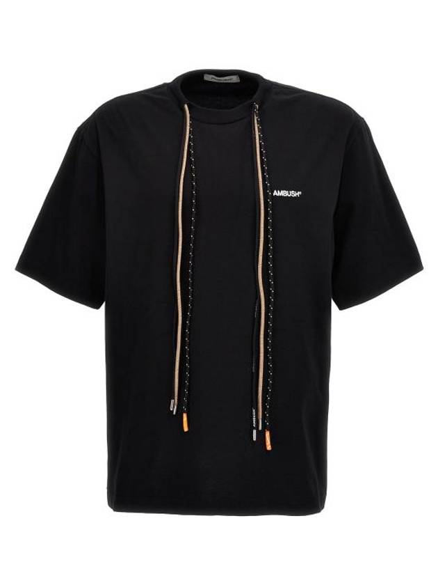 Short Sleeve T-Shirt BMAA056F23JER00110011001 Black - AMBUSH - BALAAN 1