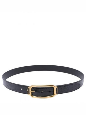 Print Croc Stadium Leather Belt Black - TOM FORD - BALAAN 1