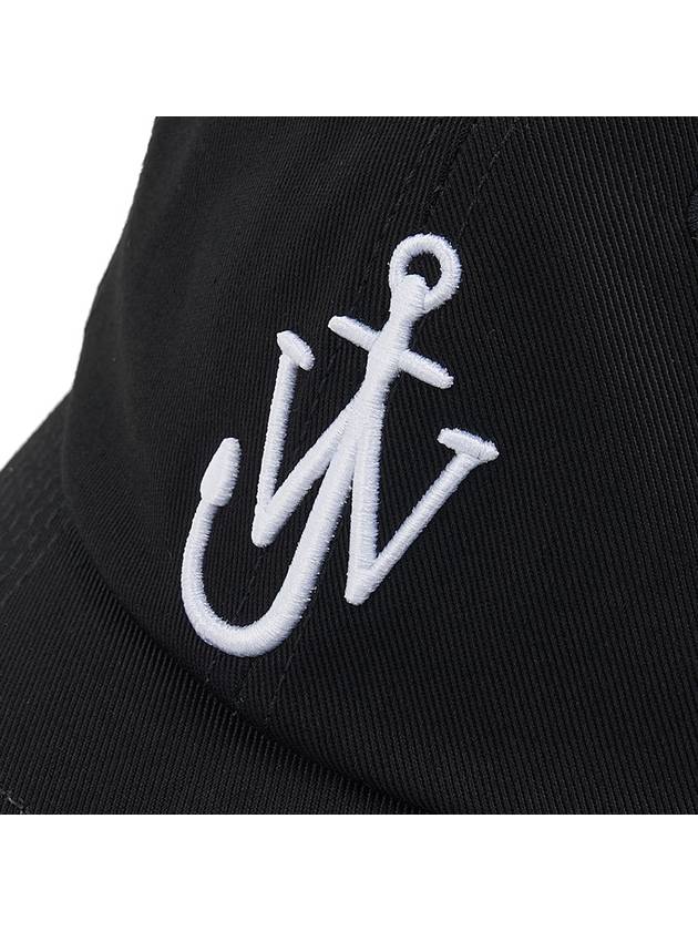 Logo Cotton Canvas Ball Cap Black - JW ANDERSON - BALAAN 7