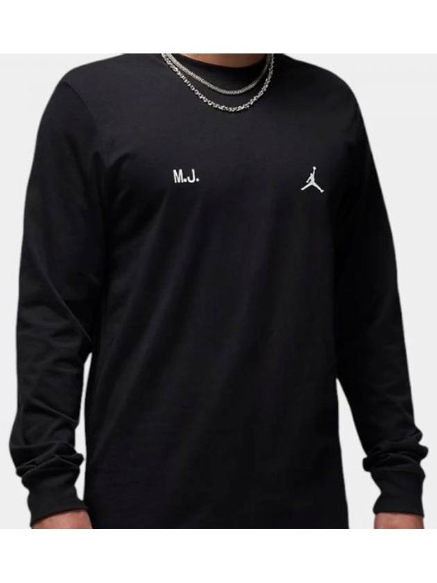 Jordan Long Sleeve T-Shirt Black - NIKE - BALAAN 2