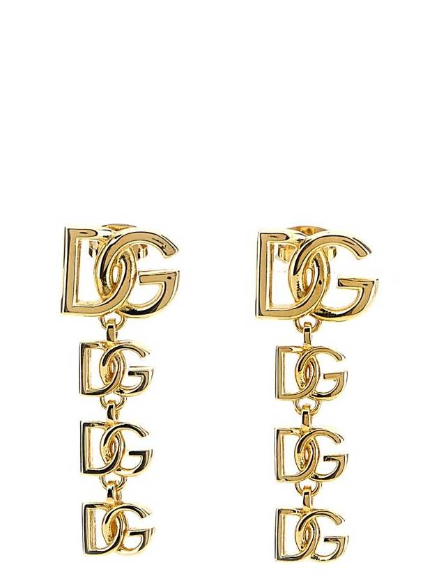 DG logo drop earrings WEP6L8W1111 - DOLCE&GABBANA - BALAAN 2