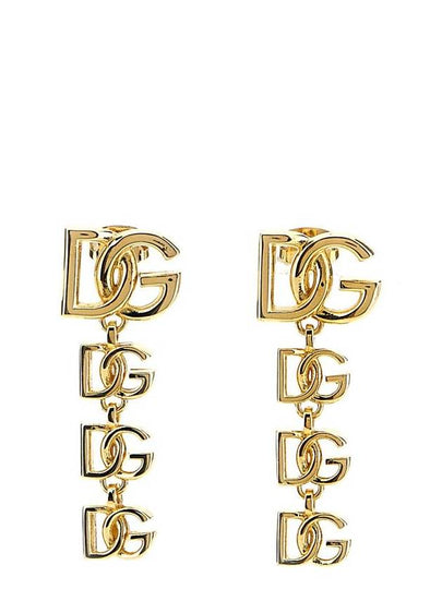 DG logo drop earrings WEP6L8W1111 - DOLCE&GABBANA - BALAAN 2