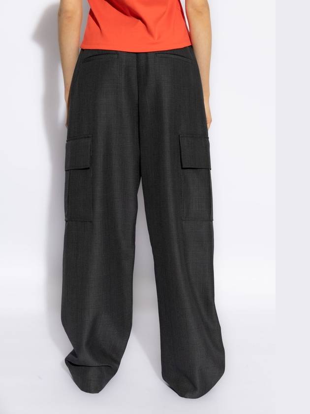 Alexander McQueen Wool Trousers, Women's, Grey - ALEXANDER MCQUEEN - BALAAN 4