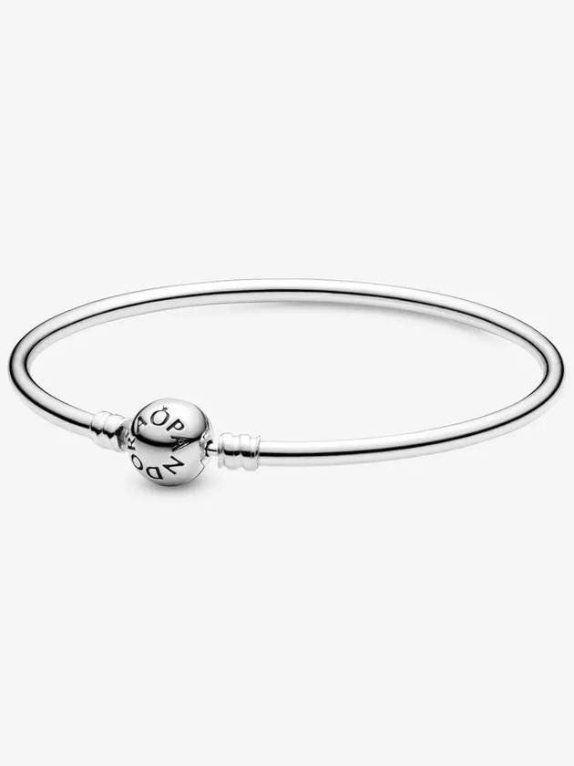 Women's Moments Bangle Bracelet Silver - PANDORA - BALAAN 2