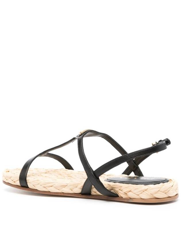 N26 women sandals logo detailed nappa flat sandals - PRADA - BALAAN 4