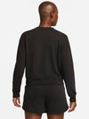 Dri Fit One Crew Neck French Terry Crop Sweatshirt Black - NIKE - BALAAN 3