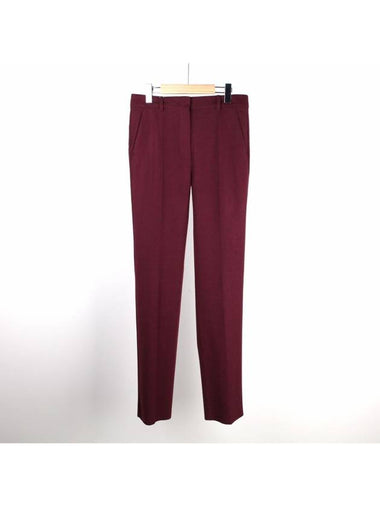 SPORTMAX Wool Slacks Burgundy LORIA - MAX MARA SPORTMAX - BALAAN 1