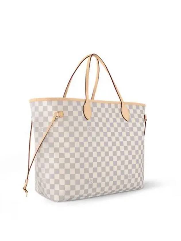 Neverfull GM Damier Azur Canvas Rose Ballerine - LOUIS VUITTON - BALAAN 2