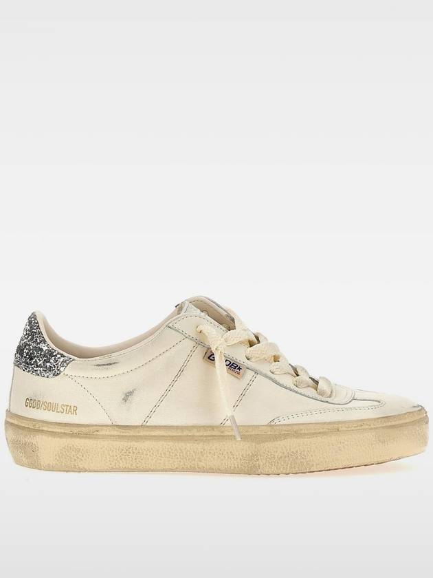 Soul Star Glitter Tab Low Top Sneakers White - GOLDEN GOOSE - BALAAN 2