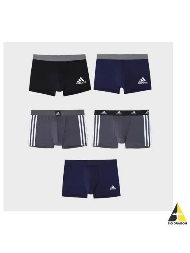 adidas UNDERWEAR Performance Black Edition Draws 5 Pack - ADIDAS - BALAAN 1