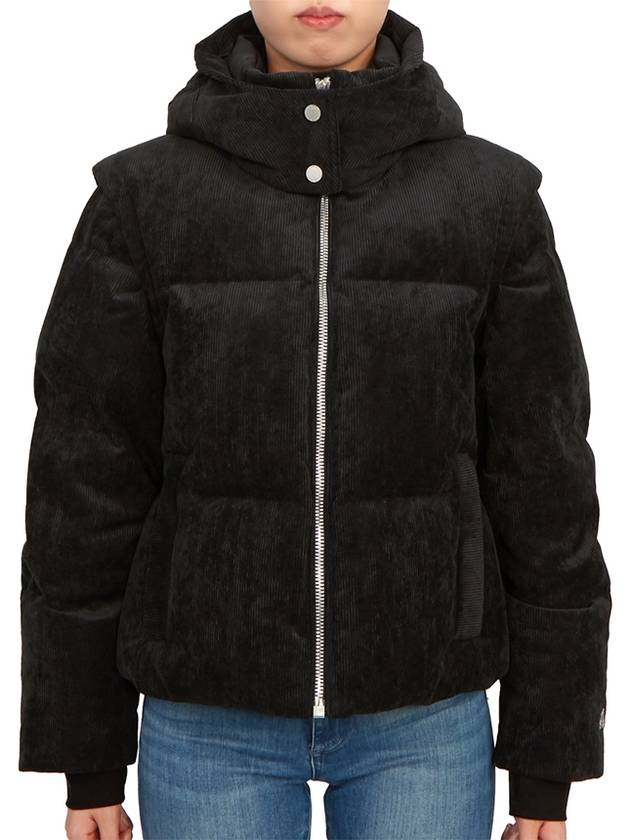 Corduroy Comptoir Bomber Padding Black - MOOSE KNUCKLES - BALAAN 2