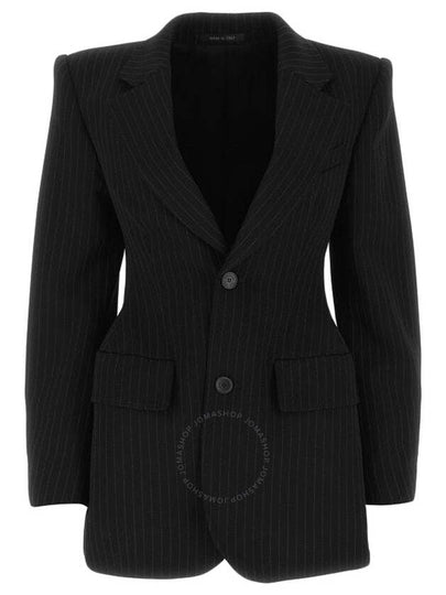 Women's Hourglass Blazer Jacket Black - BALENCIAGA - BALAAN 2