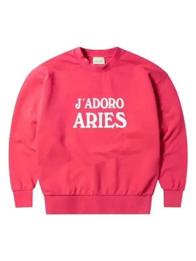 Aries J Adoro Crew Neck Magenta - ARIES - BALAAN 1