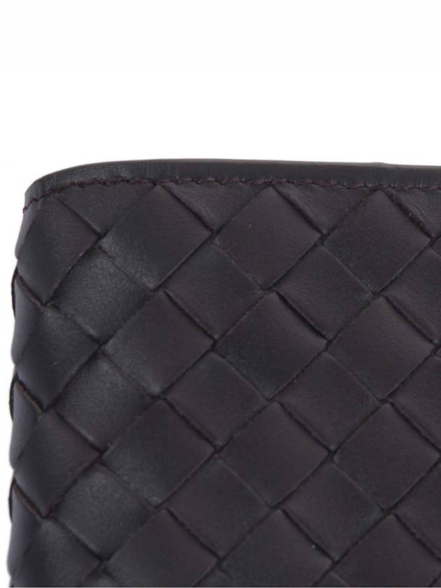 Intrecciato Weaving Half Wallet Espresso - BOTTEGA VENETA - BALAAN 5