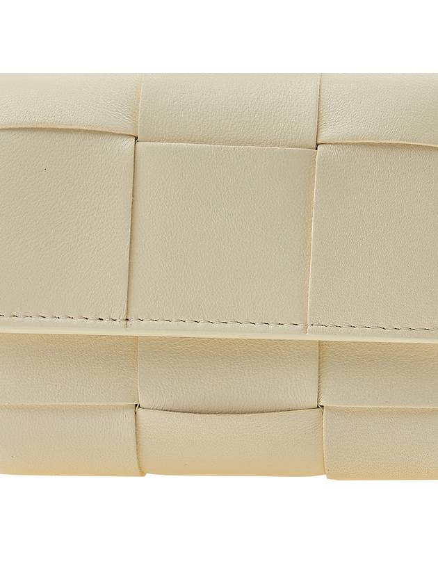 Cassette Tri-Fold Zipper Half Wallet Chamomile - BOTTEGA VENETA - BALAAN 7