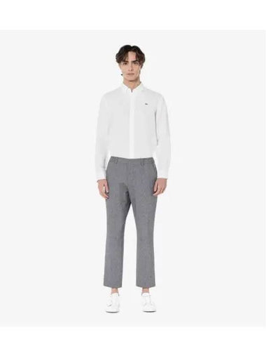 Men s Easy Slacks Melange Gray - LACOSTE - BALAAN 1