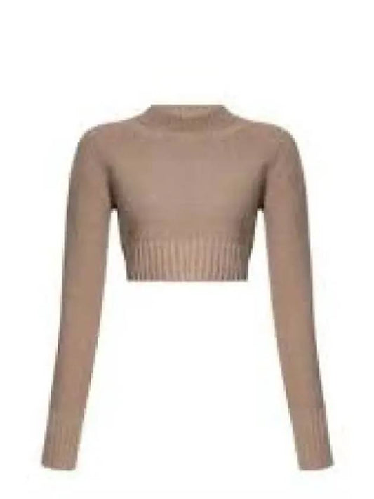 Kaya Cashmere Knit Top Brown - MAX MARA - BALAAN 2