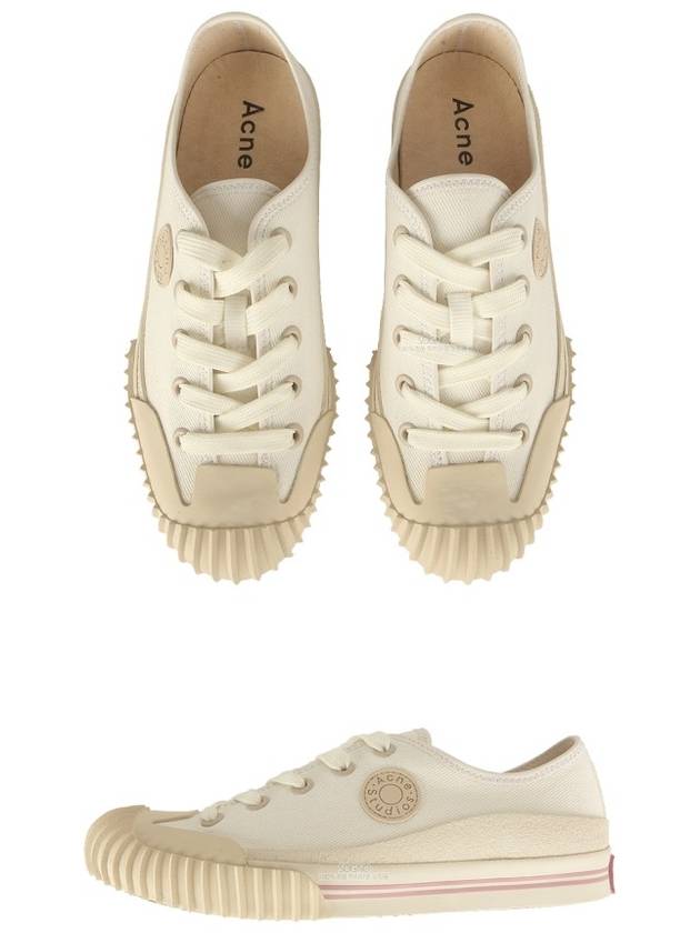 Brady Low Top Sneakers Ivory White - ACNE STUDIOS - BALAAN 6