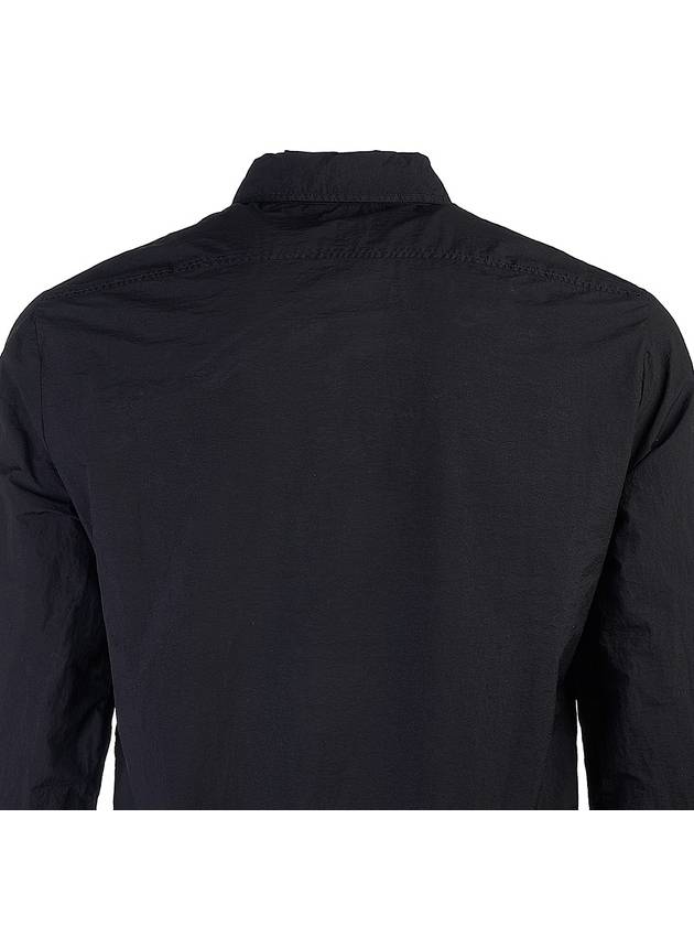 Taylon L Zipped Long Sleeve Shirt Black - CP COMPANY - BALAAN 6