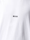 Micro Logo Cotton Short Sleeve T-Shirt White - MSGM - BALAAN 6