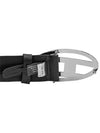 B 1DR D Logo Buckle Leather Belt Black - DIESEL - BALAAN 6