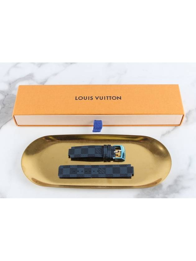 Tambour Damier cobalt canvas strap - LOUIS VUITTON - BALAAN 2