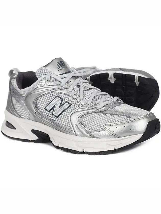 530 Low Top Sneakers Silver Metallic - NEW BALANCE - BALAAN 3