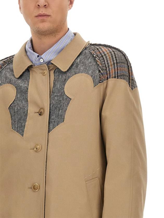 23 fw nylon cotton coat WITH wool MADRAS LINING S67AH0040S48086154 B0650503030 - MAISON MARGIELA - BALAAN 5