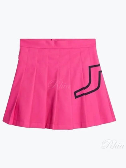 Naomi Pleated Skirt Fuchsia Purple - J.LINDEBERG - BALAAN 2