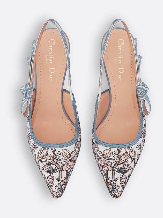 J'Adior Dress Slingback Heels Blue - DIOR - BALAAN 4