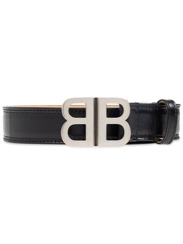 Balenciaga Leather Belt, Women's, Black - BALENCIAGA - BALAAN 1