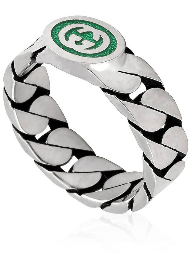 Interlocking G Ring Silver - GUCCI - BALAAN 2