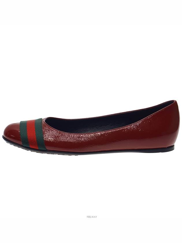 253315 AB8H0 Red Flat Shoes - GUCCI - BALAAN 4