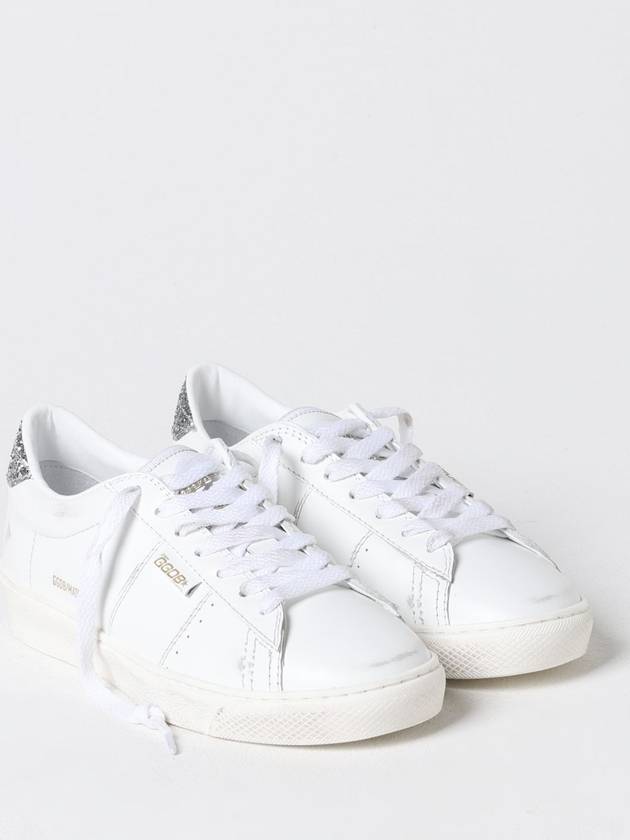 Matchstar Glitter Low Top Sneakers White - GOLDEN GOOSE - BALAAN 3