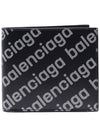 Reflected Logo Half Wallet Black - BALENCIAGA - BALAAN 3